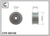 CAFFARO 500188 Deflection/Guide Pulley, v-ribbed belt